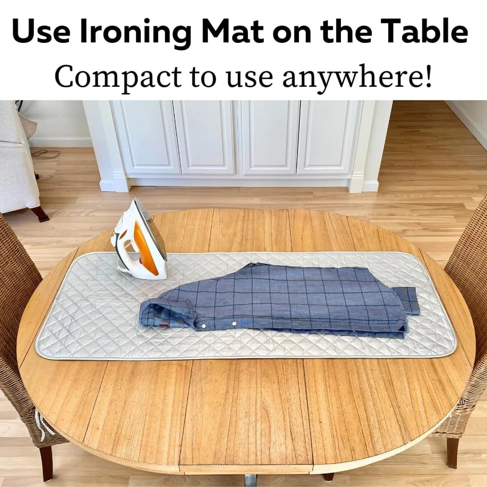 Ironing Board Mat Portable Ironing Blanket Iron Anywhere Ironing Board Replacement Dryer Heat Resistant