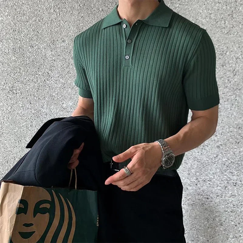 secondlayer ニットポロシャツ Loose knit polo shirt /ルーズニットポロシャツ（ポロシャツ