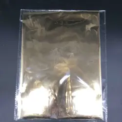Gold Silver Red Hot Stamping Foil Paper for Crafting and Elegance - 50 Sheets A4 Size (Light gold)