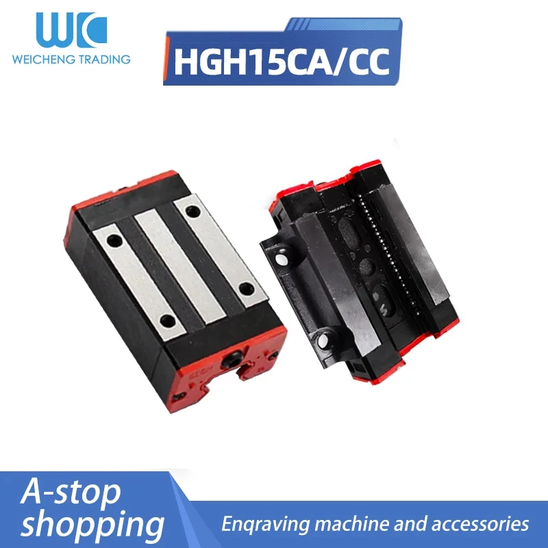 1PC HGH15CA HGW15CC Slider Block HGH15 CA HGW15CA HGW15CC Match Use HGR15 linear Guide For linear Rail CNC Diy Parts