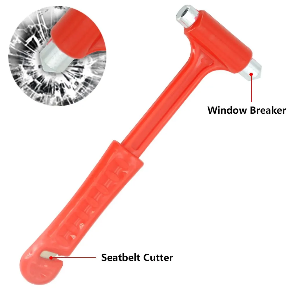 Car Safety Hammer Universal Practical Rescue Tool Emergency Escape Tool Seat Belt Cutter Mini Portable