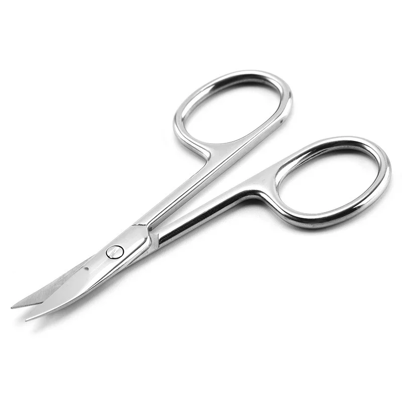 Curved Blade Eyebrow Scissors Professional Stainless Steel Precision Trimmer Eyebrow Eyelash Hair Remover Tool Nose Hair Scissor 3