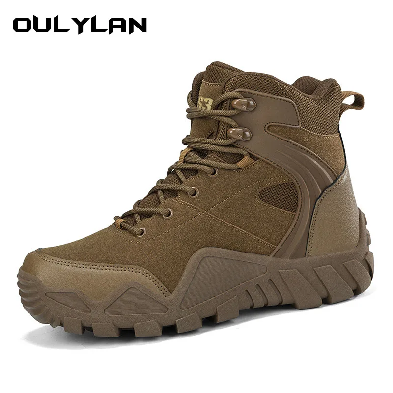 

New LOWA Hiking Camping Combat Boots Men Tactical Boots Outdoor Shoes Men's Mmilitary Security Desert Tooling Boots 2023