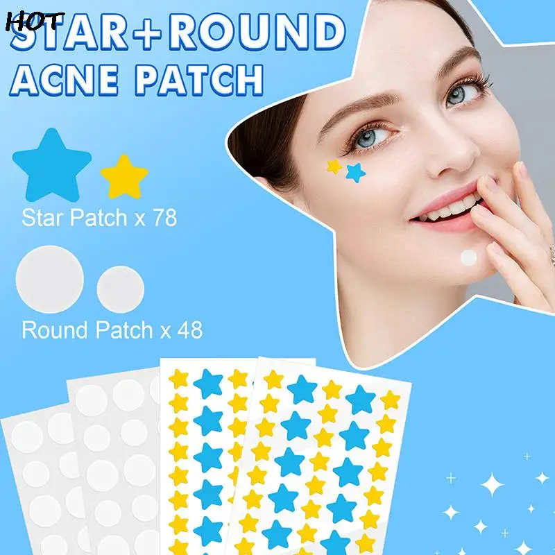 

126Pcs Invisible Acne Removal Pimple Patch Beauty Acne Tools Treatment Pimple Acne Concealer Face Spot Scar Care Stickers