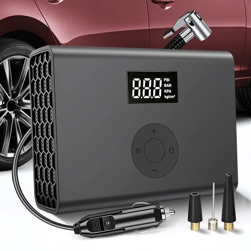 

Smart Mini Car Air Pump DC12V Electric Air Compressor Digital Display Pressure Portable Tire Inflator For Bicycle Motorcycle