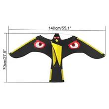  Emulation Flying Hawk Kite Bird Scarer Drive Bird Kite Bird Repellent for Garden Scarecrow Yard Bird Repeller 