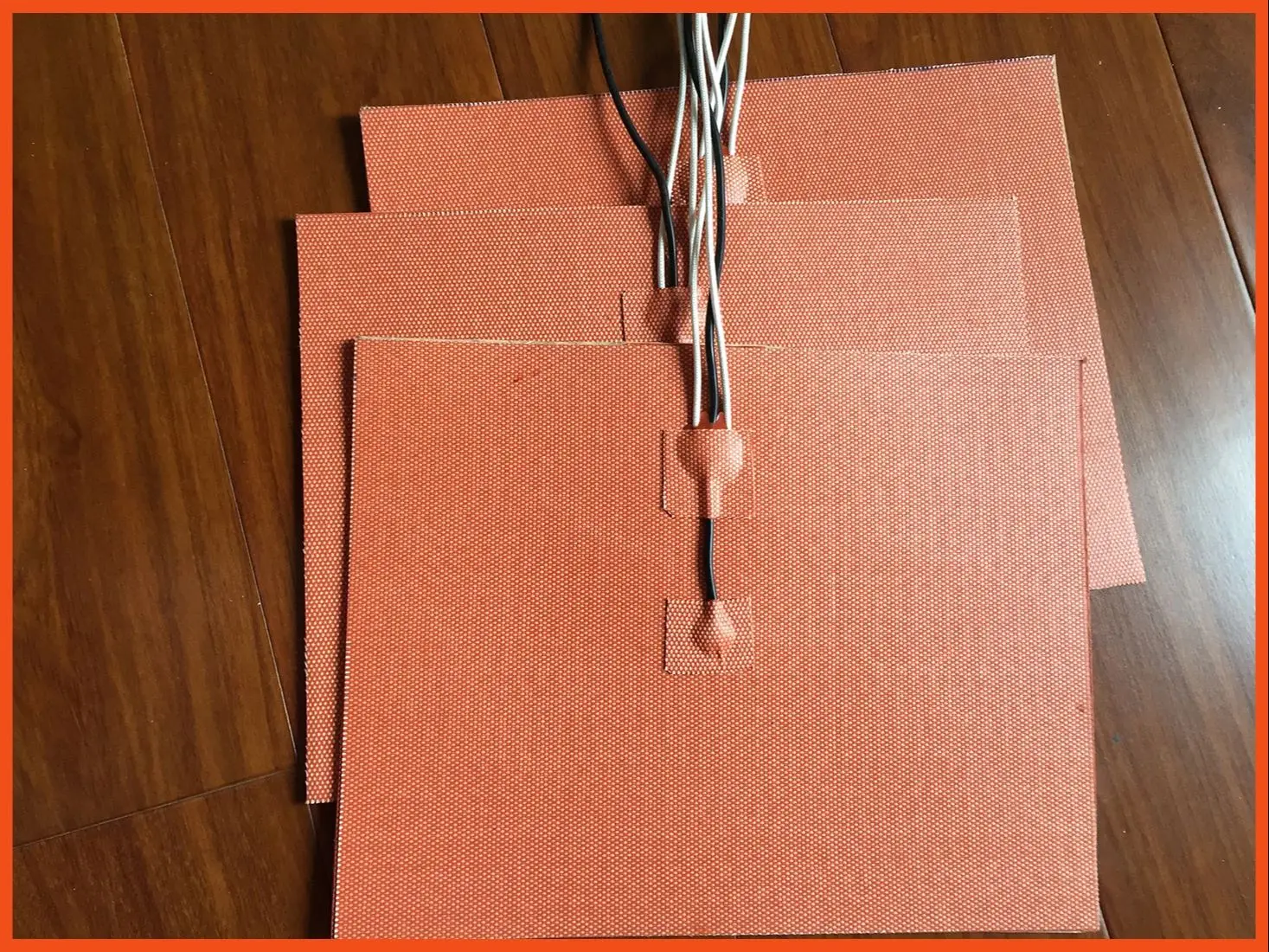 

240mmX240mm 200W 12V NTC100K Thermistor Silicone Heater 3D Printer Heatbed film heater heating element heater silicone