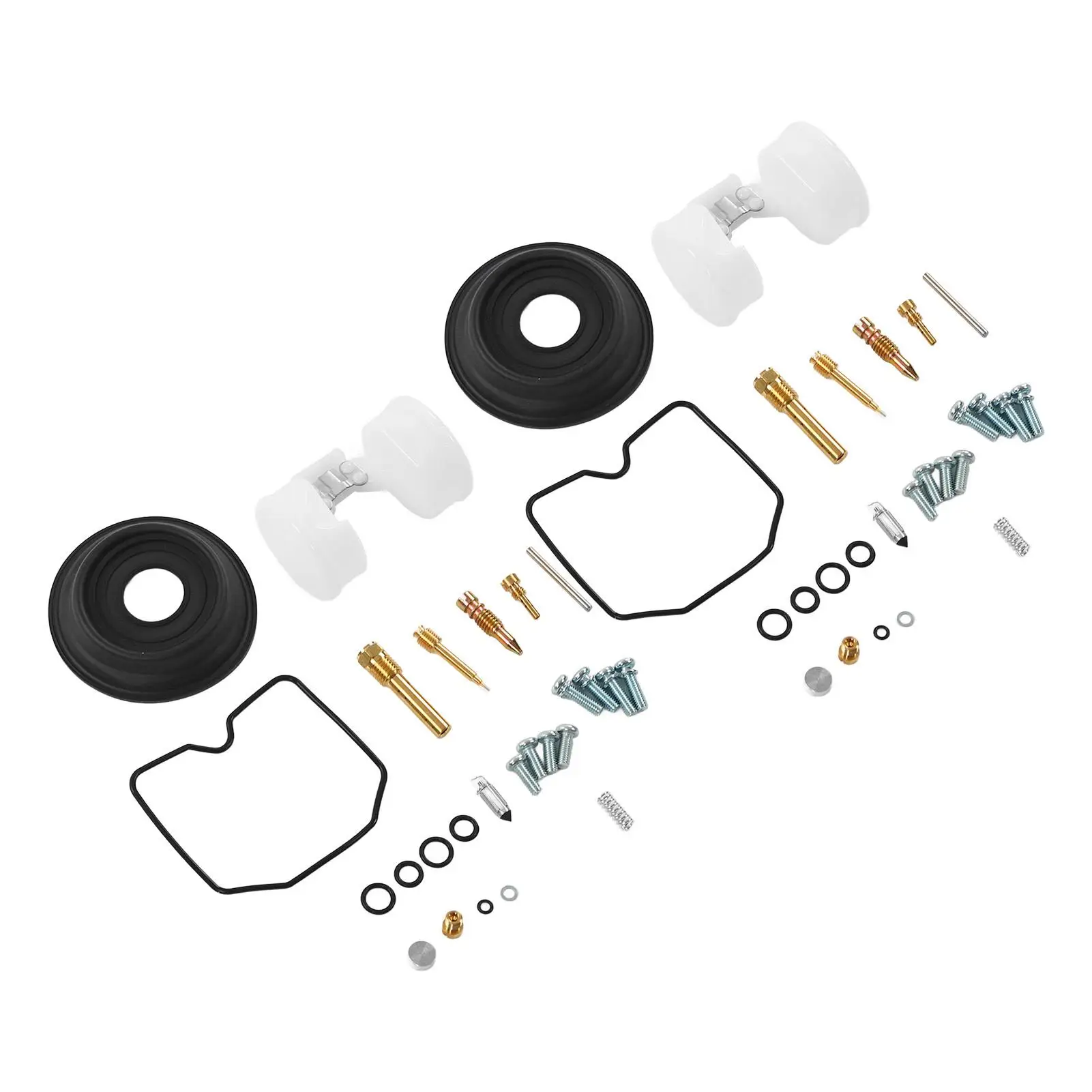 Carburetor Repair Kit Complete Carb Rebuild Set Replacement for Kawasaki ER500 ER-5 1998-2005 52PCS