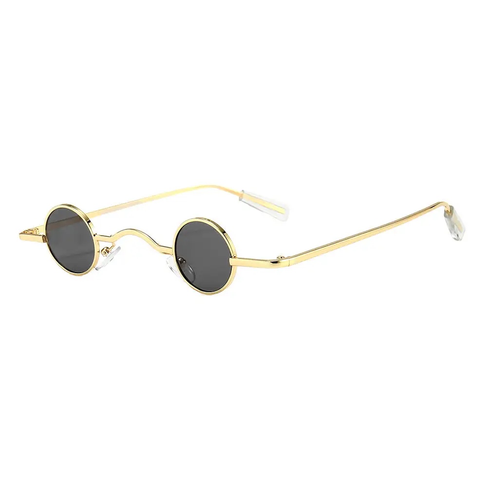 Retro Mini Sunglasses Round Men Metal Frame Gold Black Red Small Round Framed Sun glasses Male Goggles vintage sunglasses,retro round sunglasses