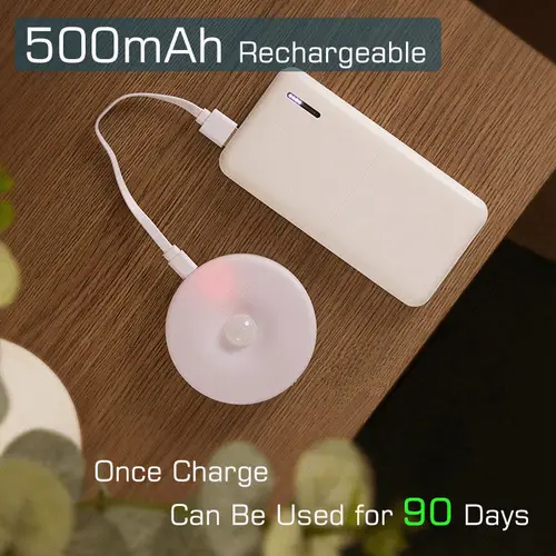 침실 야간 조명 모션 센서 조명, USB LED 램프, 스위치 포함, 충전식 인덕터 조명, 주방 계단 복도 옷장용 4