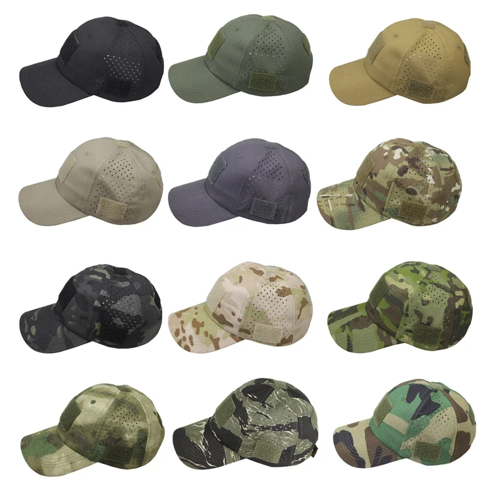 Adult Outdoor Sport Caps Camouflage Hat Baseball Caps Simplicity Tactical Camo Hunting Cap Hats Combat Durable Sun Protection