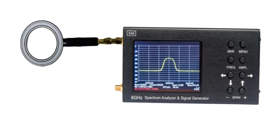 HT08 EMI EMC 근거리 필드 프로브 키트 9KHz-7GHz 수신기 SA6 분석기 프리앰프 RE CE 테스트에서 작동하여 간섭 위치 탐지