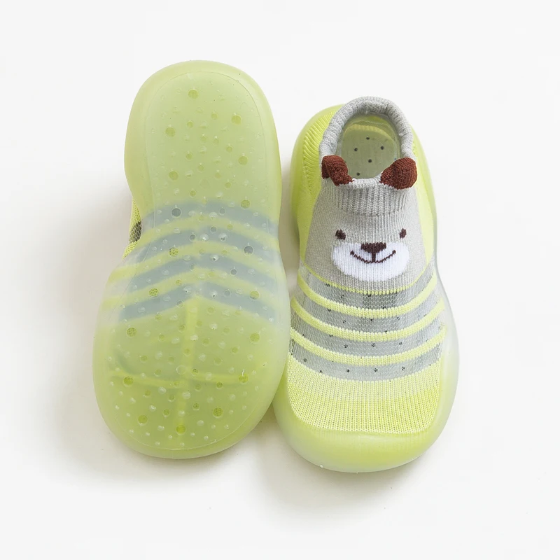 Baby Sock Shoes Summer Mesh Non-Skid Indoor Infant Walking Shoes Breathable Warm Elastic Boy Girls Socks Sneakers With Soft Sole 5