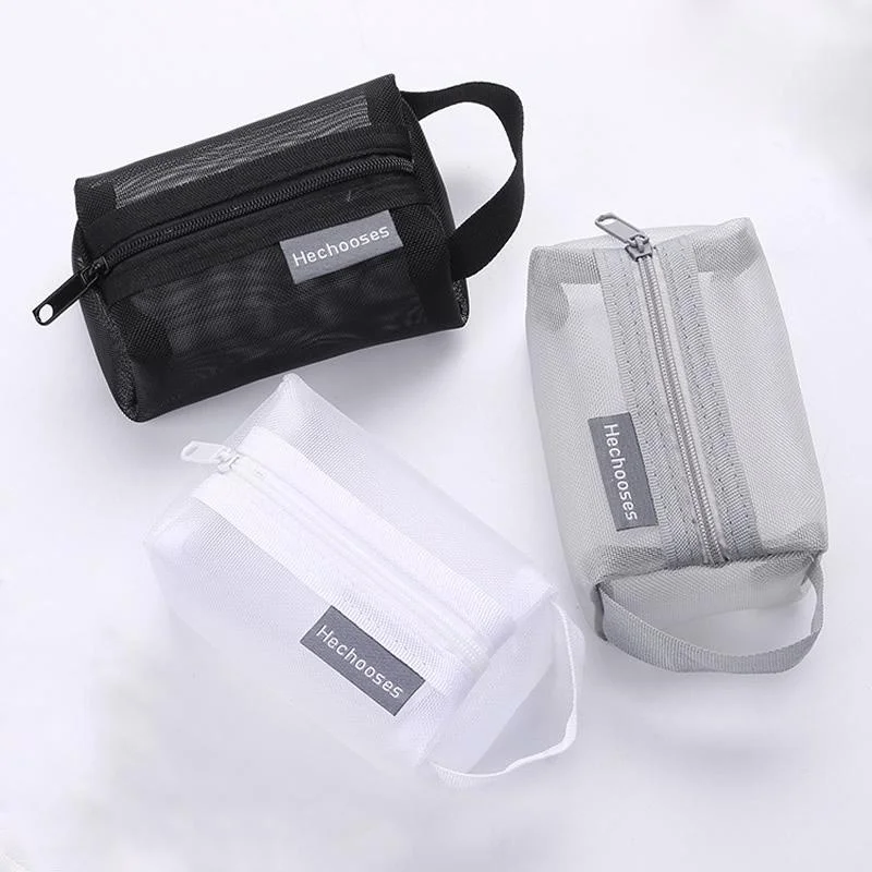 SquareMeshCoinPurseNylonKeyWalletMiniCardHolderCoinPouchfor