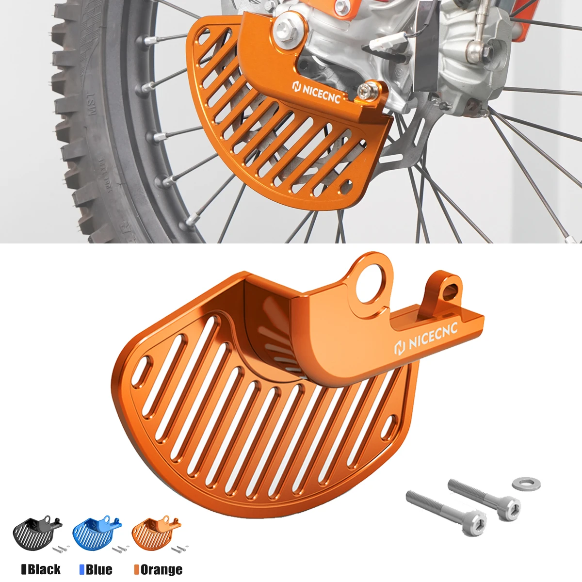 Für KTM EXC 300 EXC 250 XCW 300 EXCF 350 EXC 450 SX 125 SXF 250 SXF 450 EXC-F 500 Sechs Tage Vorderradbremsscheibenschutz