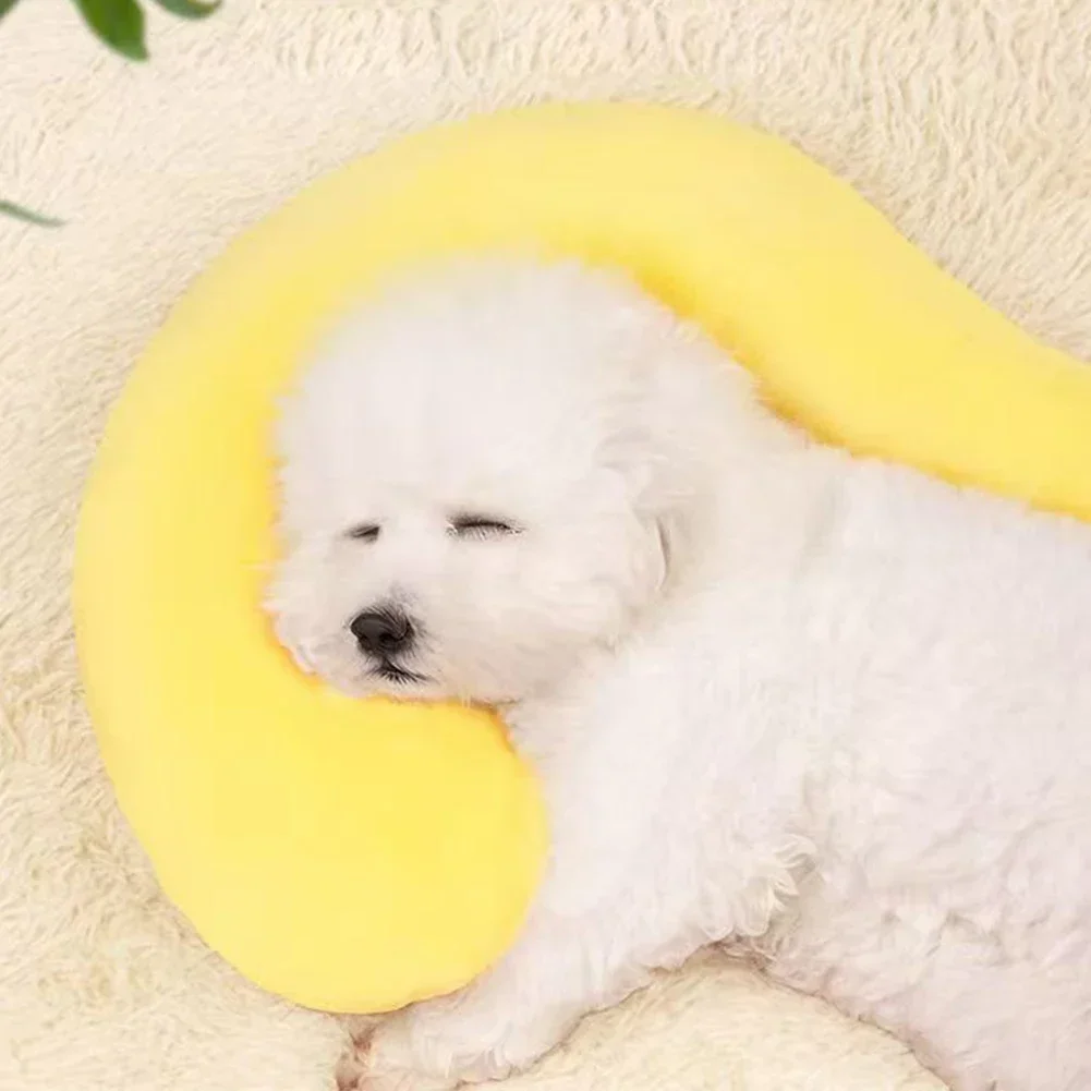 Four Seasons Universal Neck Pillow Pet Mat Pet Pillow Dog Question Mark U-shaped Sleeping Cat Small Supplies