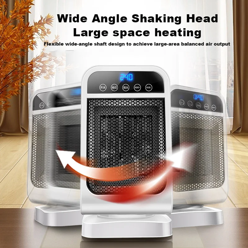 Multiple protection Bathroom Fan Home Heater Ceramic Electric Remote  Control Fan Heater Office Bedroom Wamer - AliExpress