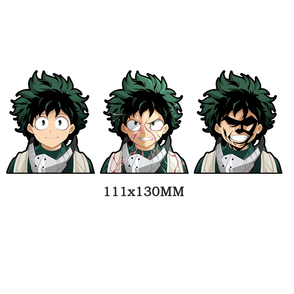 Izuku Motion Laptop Sticker My Hero Academia Car Decal Boku No Hero Anime Waterproof Stickers for Suitcase,Refrigerator,Etc Gift