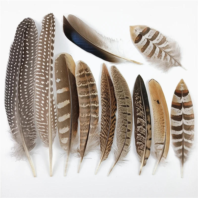 Natural Feathers Natural Peacock Pheasant Feathers Small Eagle Chicken Plumes Ostrich Decor DIY Handicraft Accessories Jewelry Creation
