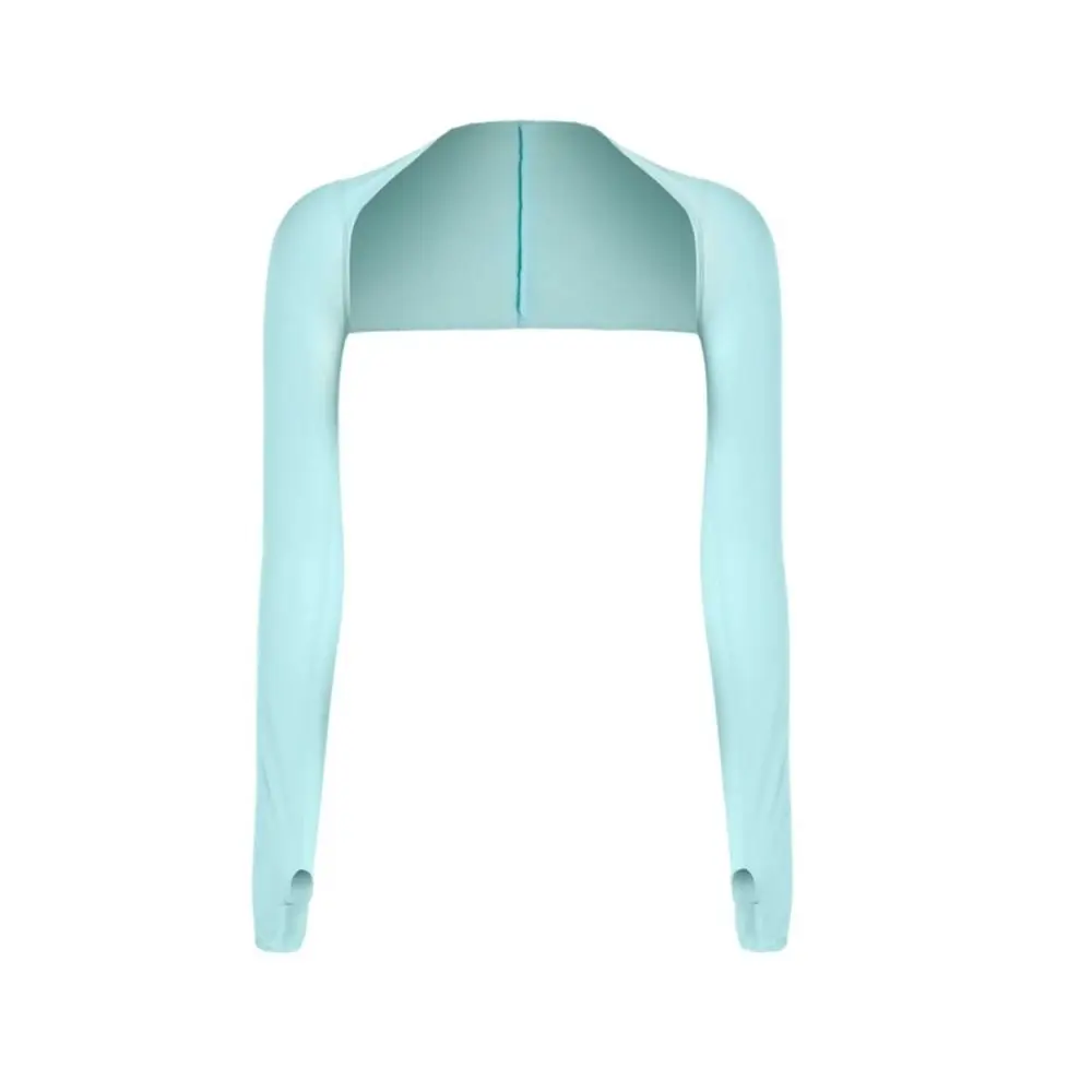 Esportes proteção uv condução para homens para mulheres cor sólida manga longa xales mangas de seda gelo proteção solar braço mangas