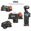 VRIG Multifunction Pocket 3 Quick Release Magnetic Charging Base w 1/4" Arca/Gopro/AC Mount for Osmo Pocket 3 Camera Accessories 1