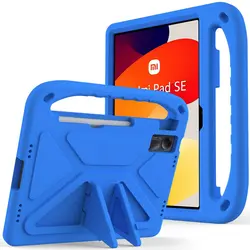 Colorful Shockproof EVA Kids Tablet Cover, 11 - inch Protective Case for Redmi Pad SE 11 inch (Blue 1)
