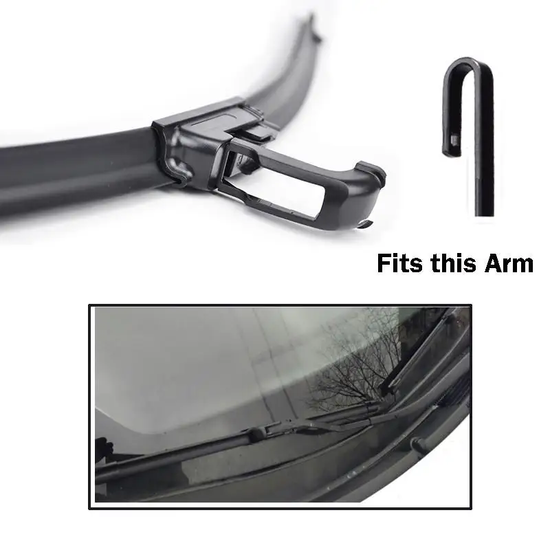For Renault Samsung SM7 Saloon EX2 L47 2004 2005 2008 2010 2011 2016 2018 2019 2020 2022 Double Rubber Windshield Wiper Blades