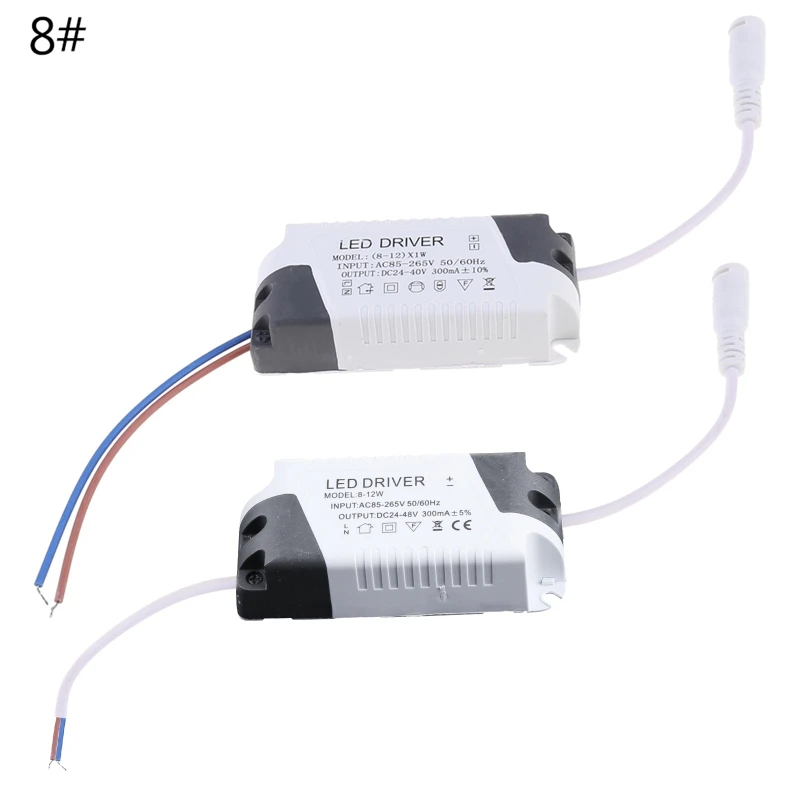 4-7/8-12/12-18/18-25W LED 스트립 조명 변압기 전원 공급 장치 AC85-265V 내구성