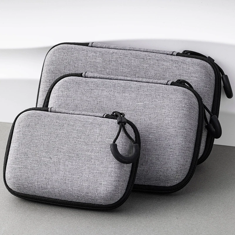 Mini Data Cable Organizer Bag Waterproof Travel Organizer Bag Portable Mobile Phone Charger Protective Cases Earphone