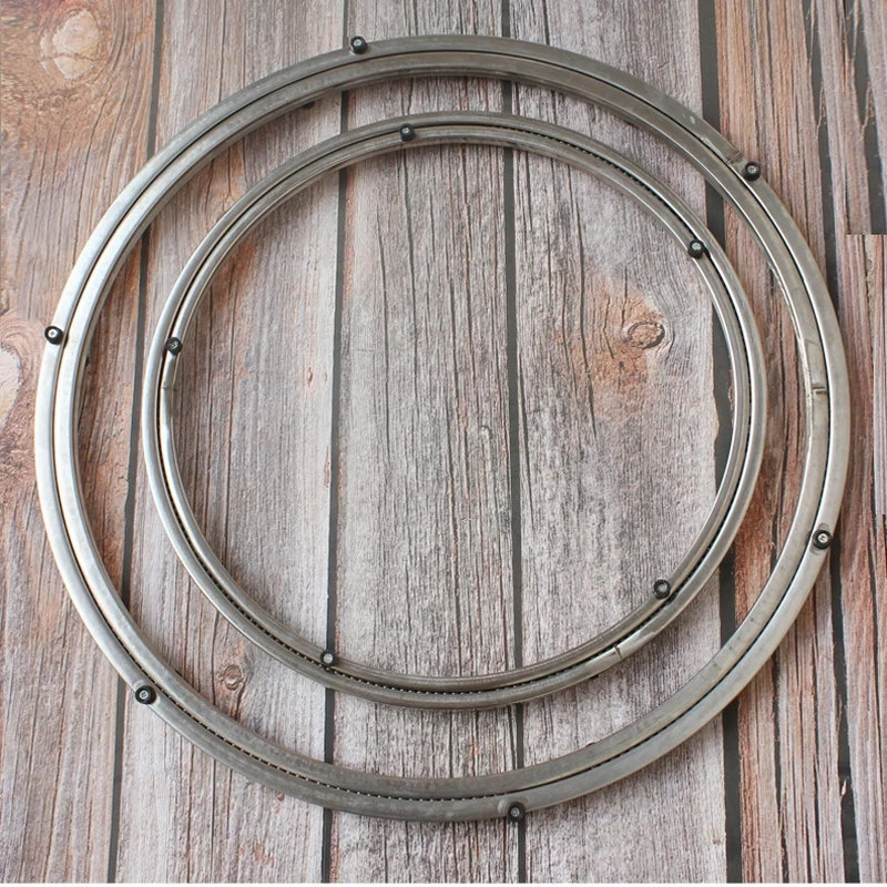 Stainless Steel Lazy Susan Turntable Swivel Base Heavy Duty Round Rotating Ball Bearing Plate Hardware rotating turntable plate