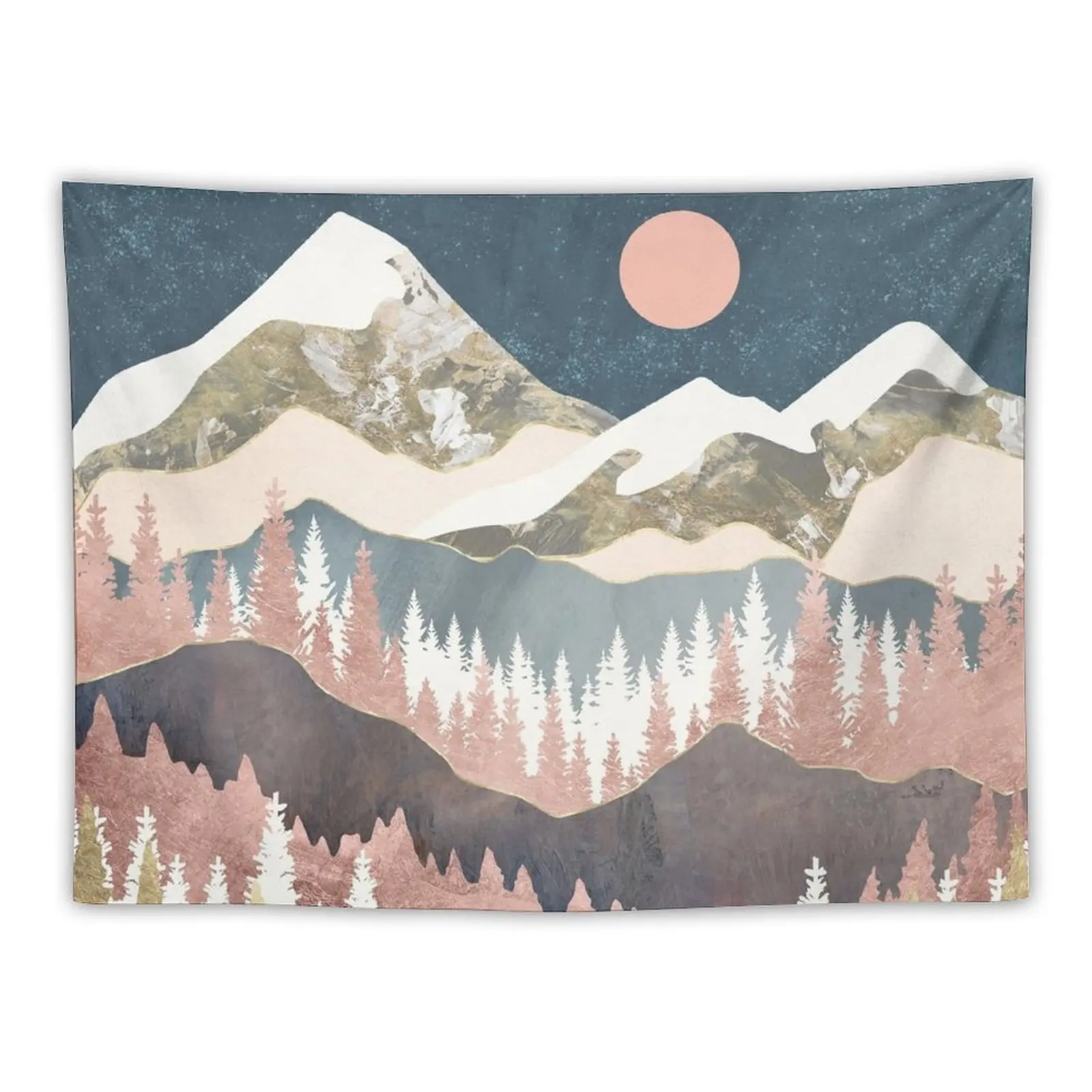 

Winter Peaks Tapestry Bedroom Decor Aesthetic Cute Decor Wall Tapestries