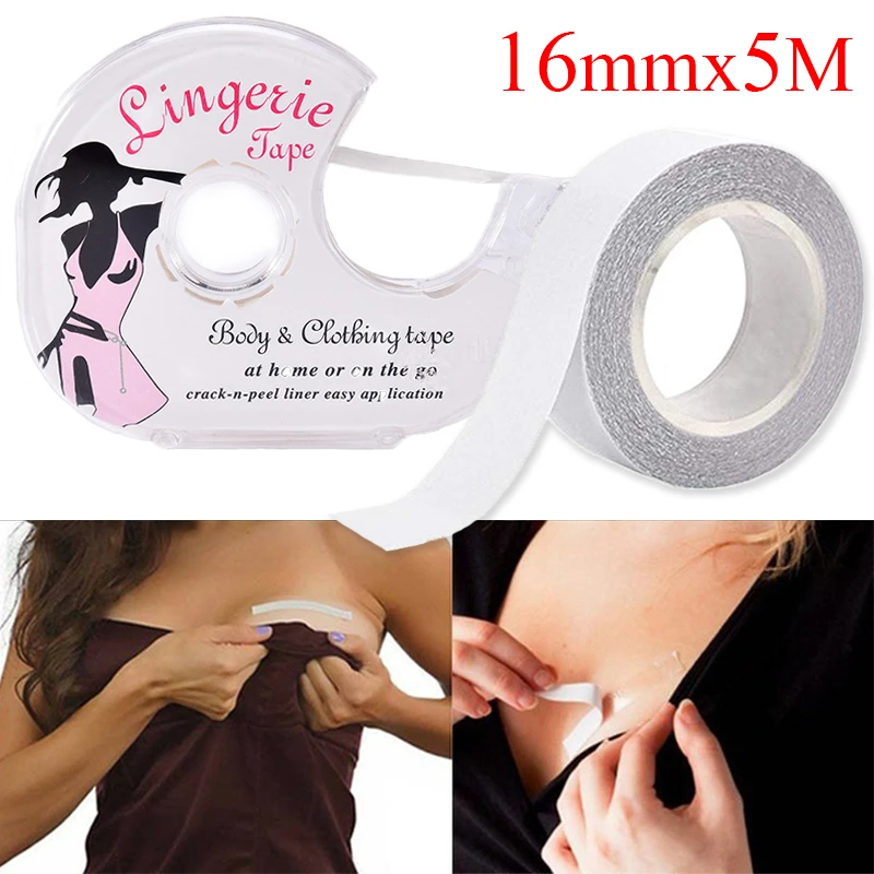 3/5M Underwear Strap Antislip Dress Clothes Tape Women Body Double