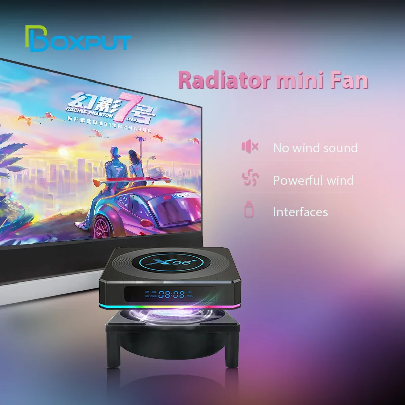 Ventola di Raffreddamento per Android TV Box, Router, Computer, Set-Top Box, Silenziosa, Wireless, Alimentazione USB, Mini Ventola Radiatore - Image 4