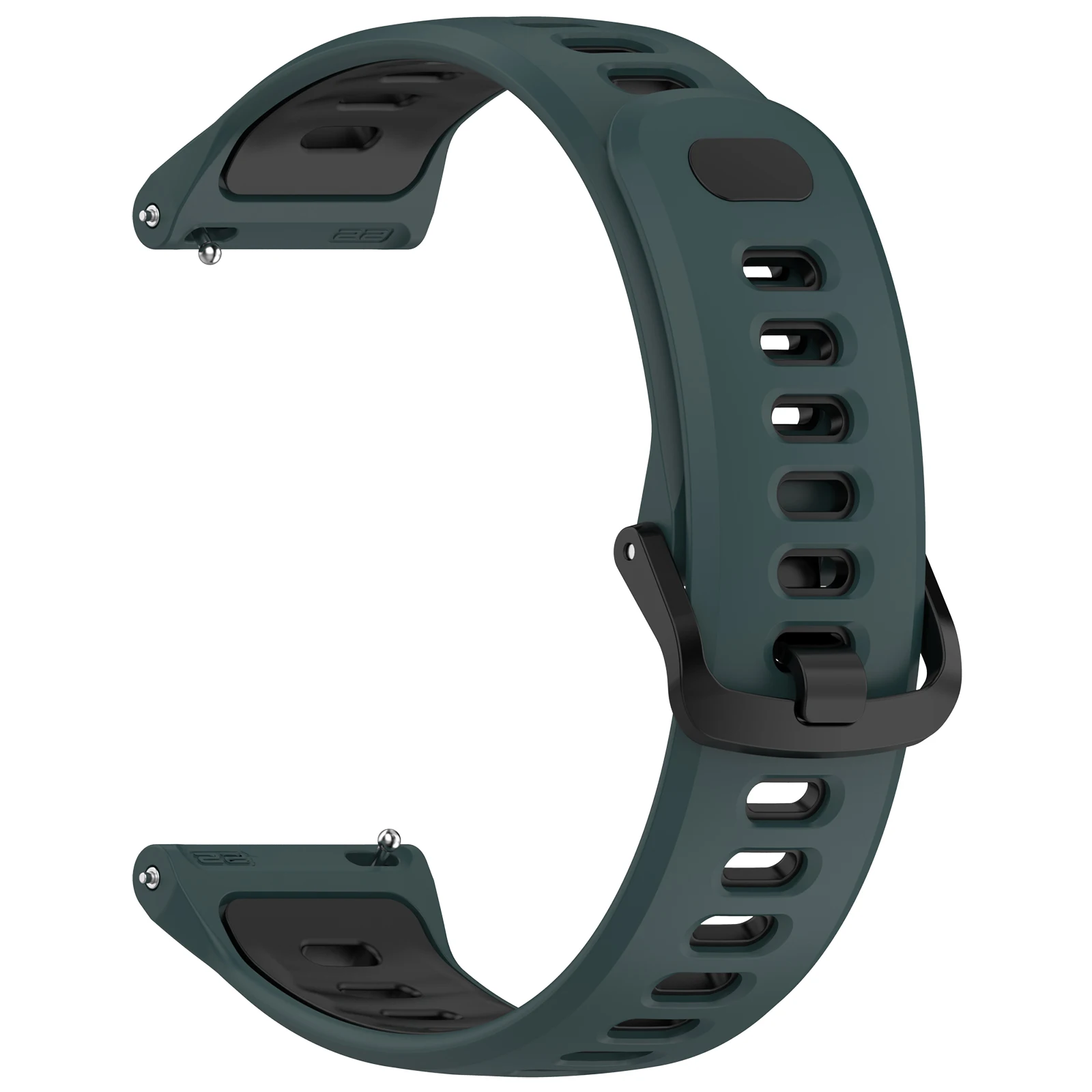 Versatile 22mm Silicone Watch Band - Comfortable & Durable Strap for Smartwatches