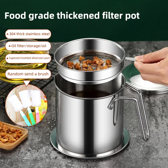 Stainless Steel Oil Filter Pot 1