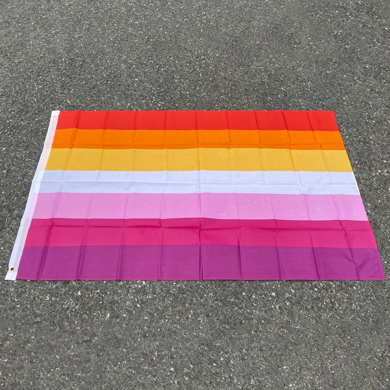 Aerlxemrbrae  Rainbow Flag 150X90CM  Gay Flag  Rainbow Things Sunset Lesbian Pride Flags