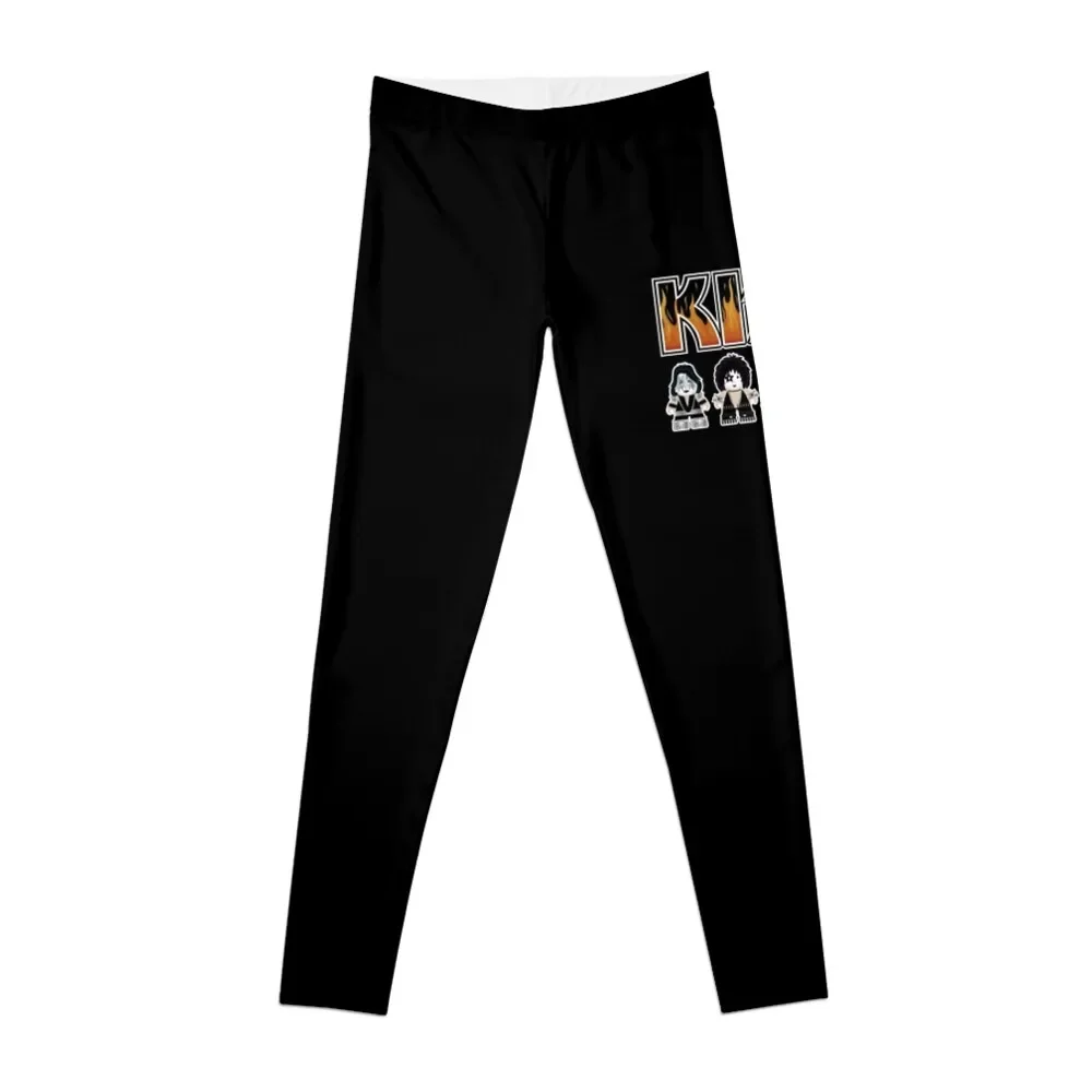 

Kiss band - Logo Characters - Cute design for kids Leggings gym womans Fitness woman Womens Leggings