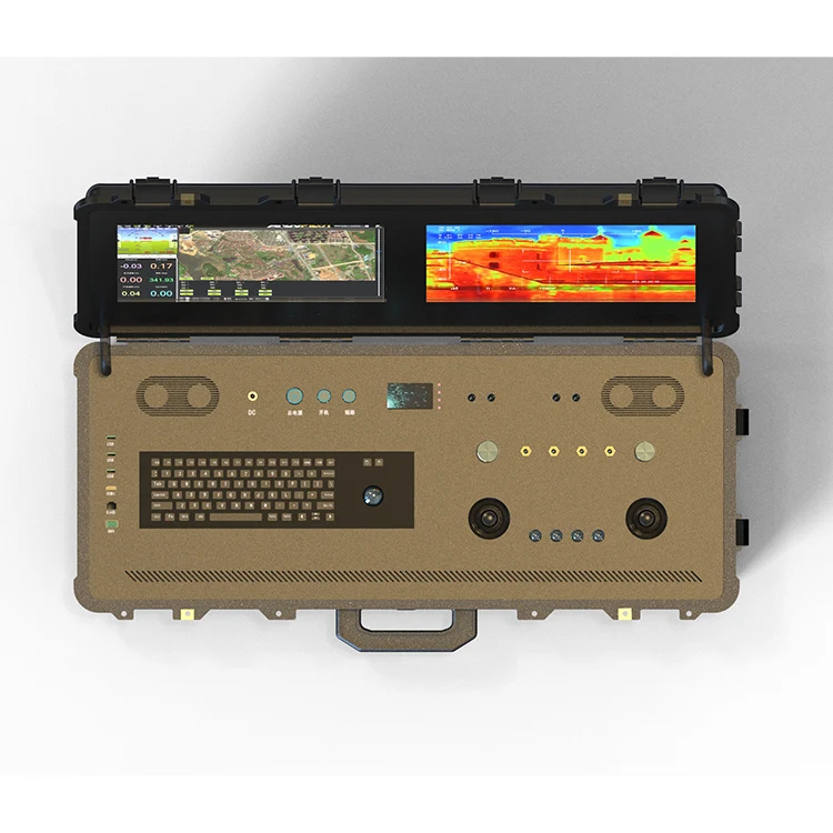 Dual Screen RC Video Ground Control Station For VTOL UAV Drone UAS Remote Control System Video Telemetry RC Link Communication 3 Dual Screen RC Video Ground Control Station For VTOL UAV Drone UAS Remote Control System Video Telemetry RC Link Communication - Image 3