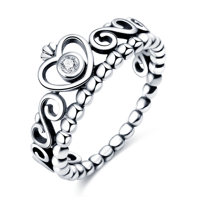 2021 Spring 100% Real Sterling Silver  Flower Lucky Rings Silver Daisy Flower Ring For Women Making Jewelry CMR095