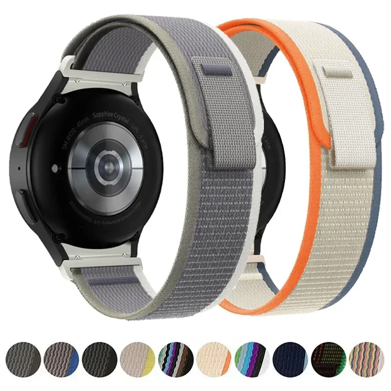 

Trail Loop Band For Samsung Galaxy Watch 6 Strap 40mm 44mm 6 Classic 43mm 47mm 20mm Nylon Bracelet Correa Galaxy Watch 4/5/pro