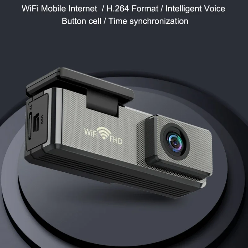 

Металлический видеорегистратор FHD 1080P с поддержкой Wi-Fi