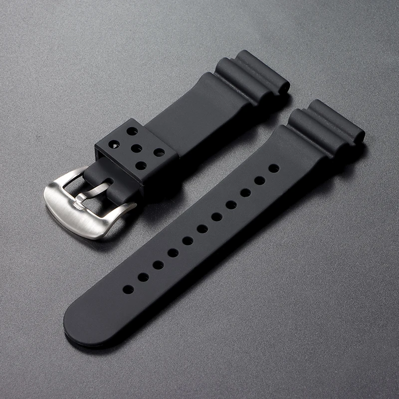 Water-Resistant Silicone Watchband Strap