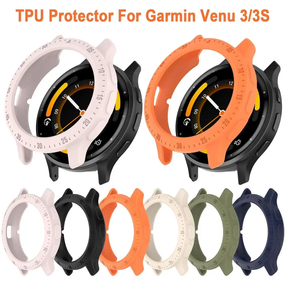 

Screen Protector Case For Garmin Venu 3 3S Smart Watch Soft Edge Protective Bumper Cover for Garmin Venu3 /3S Accessories