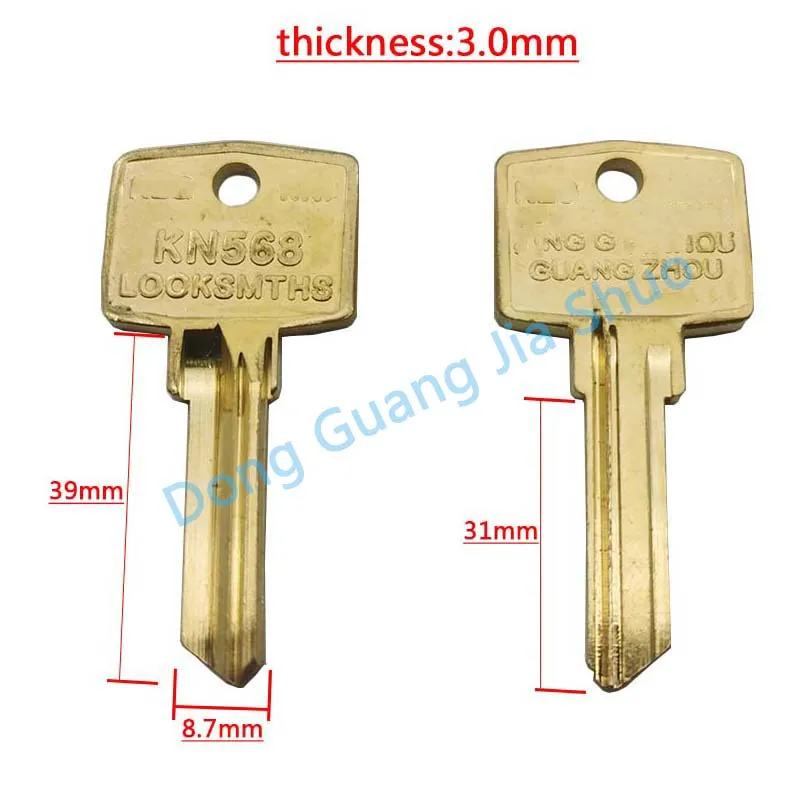 5pcs KN568 KN569 Australia UK Key blank multi-slot shaped key blank