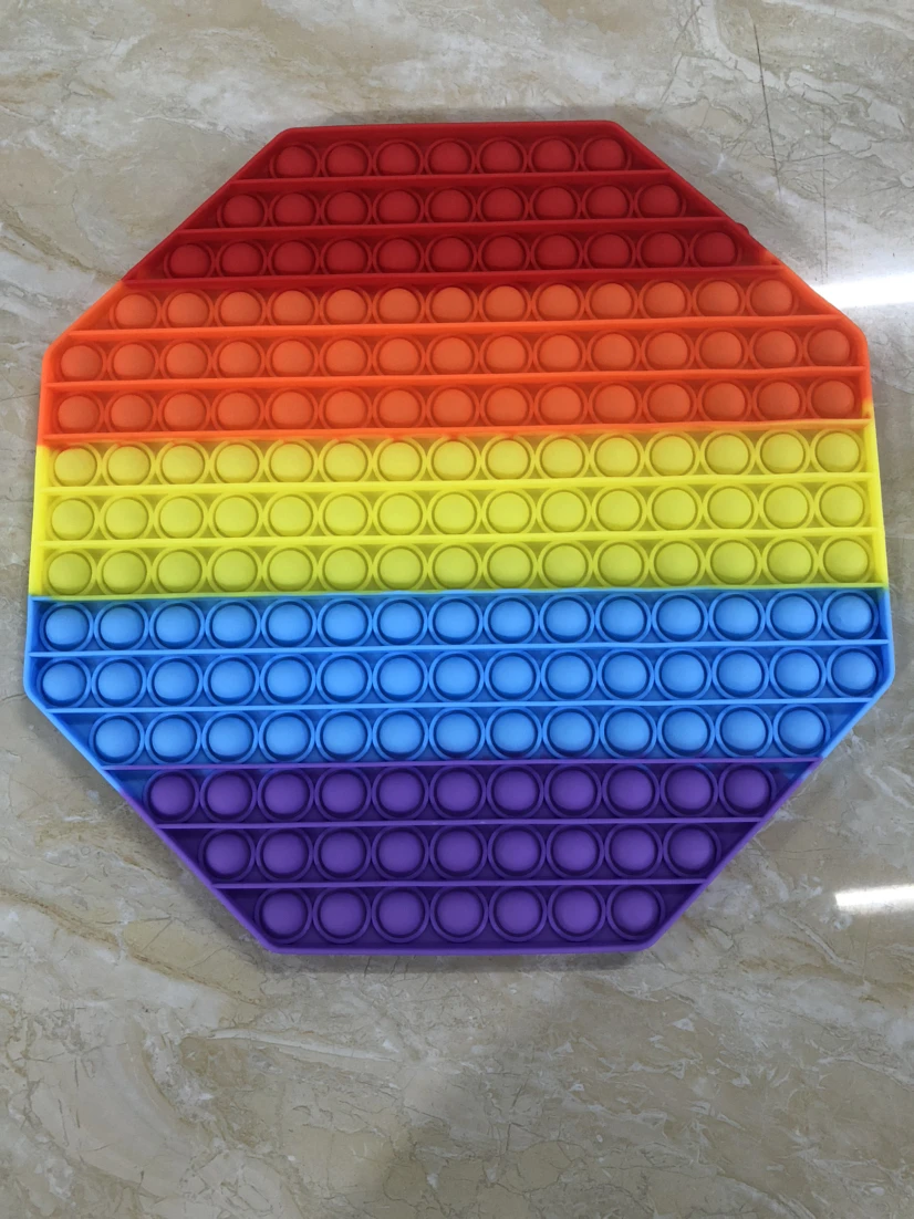 Rainbow Antistress Bubble Fidget Toy for Stress Relief