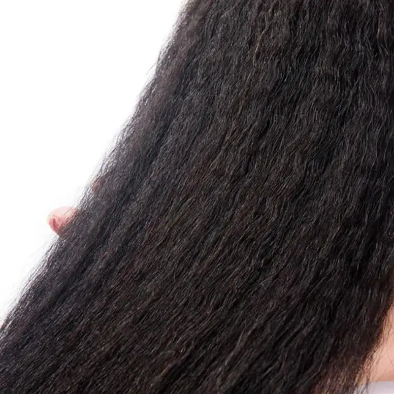 Kinky Straight 5x5 Lace Closure Human Hair Pre-Plucked Hairline Brazilian Virgin Hair Transparent Lace Closure For Women