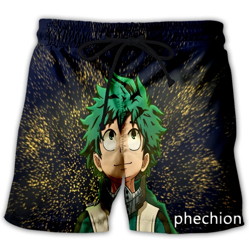 phechion New Men/Women my hero academia 3D Printed Casual Shorts Fashion Streetwear Men Loose Sporting Shorts L93 5