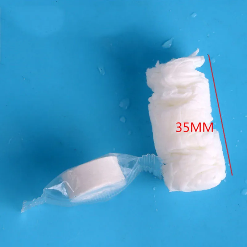 Thickened Compressed Expanded Cotton For Reverse Osmos Water Leak Detector Sensor Cut Off Water 10pcs compressed cotton