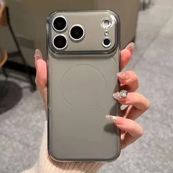 Luxurious Premium Minimalist Ultra - Thin Frosted Clear Soft Phone Case - iPhone 18 Pro Max (GRAY)