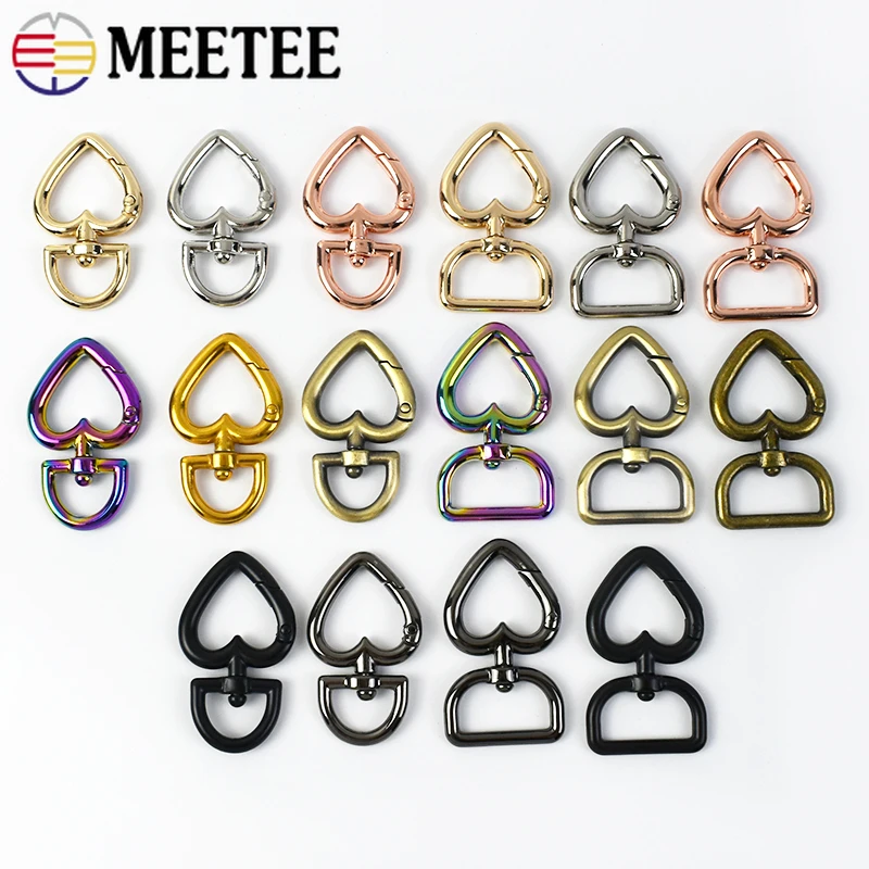 

5Pcs 13mm Metal Bag Buckles for Strap Webbing Chain Swivel Clasp Handbag Clip Buckles Trigger Snap Hook Carabiner DIY Crafts